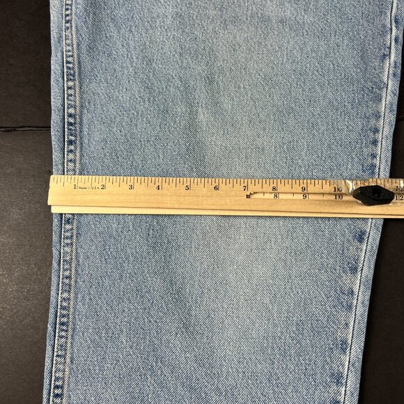Y2K Levi's Jeans Men's 38x29* 560 Loose Tapered Light Blue Faded Denim Tag 38x30 - Picture 14 of 16